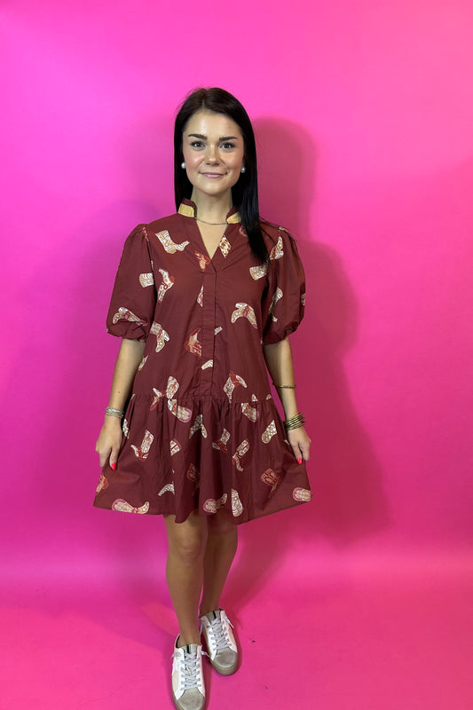 Garnet Boots Dress