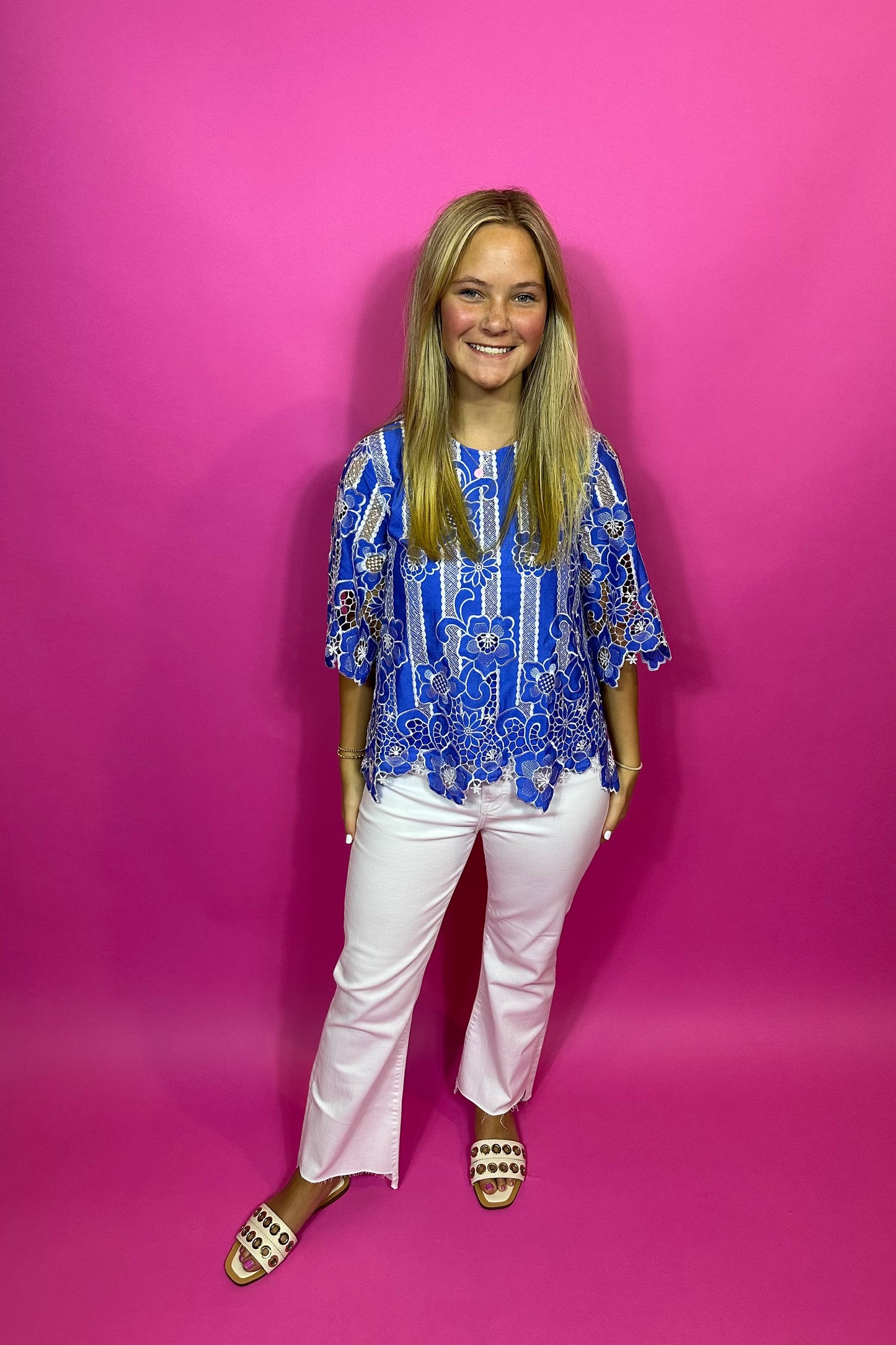 Bellflower Lace Top