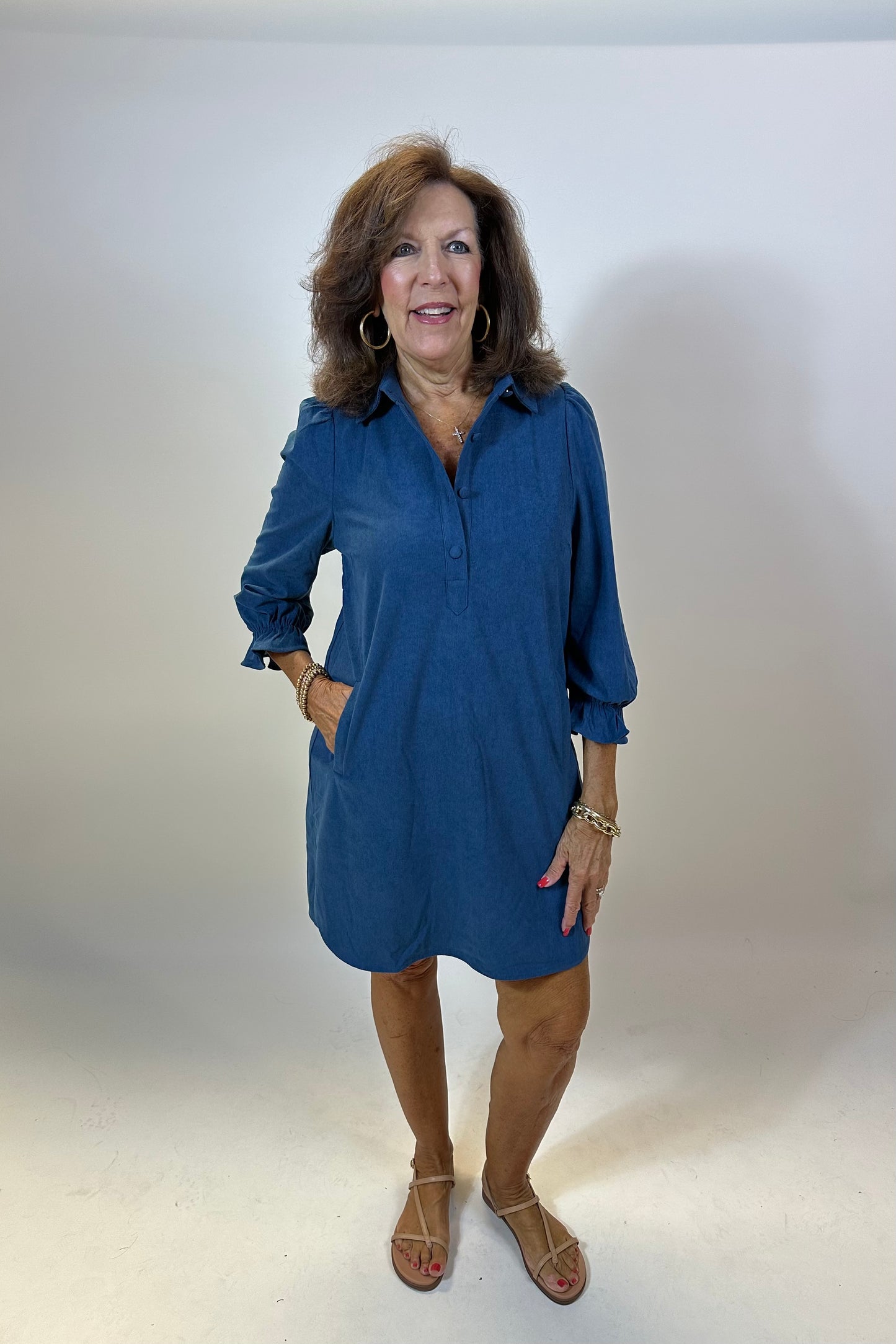 Peacock Collar Dress