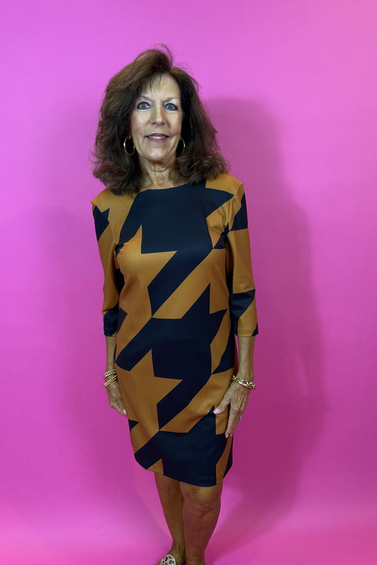 Houndstooth Dress