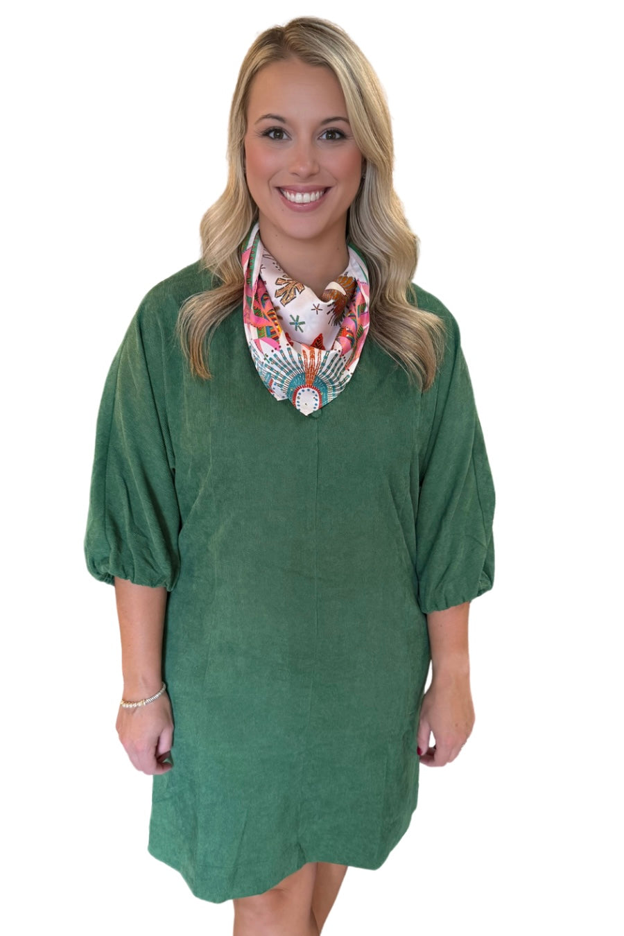Green Cords Dress