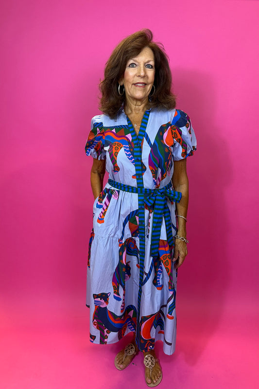 Della Dress - Cheetah Mirage