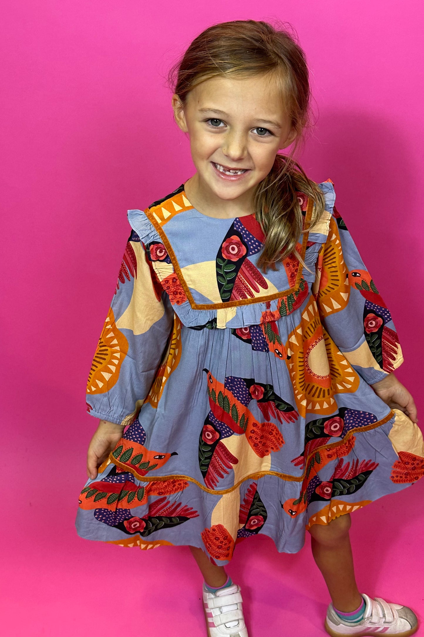 Blair Dress- Carolina Blue