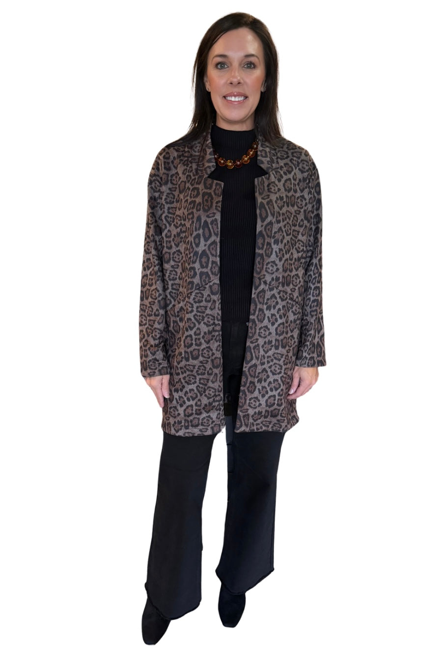 Cally Leopard Coat