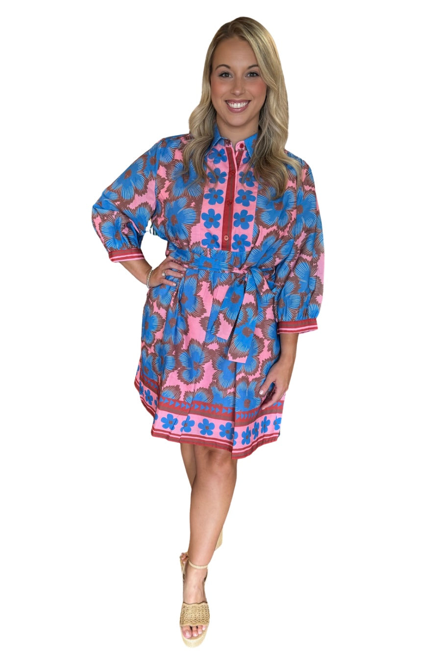 Blue Zinnia Dress