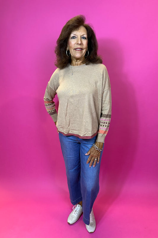 Pattern Back Sweater