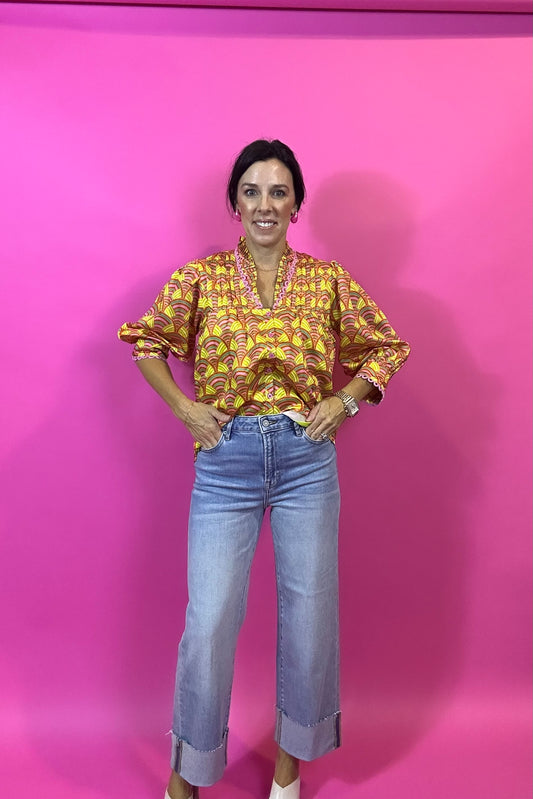 Ella High Rise Wide Straight