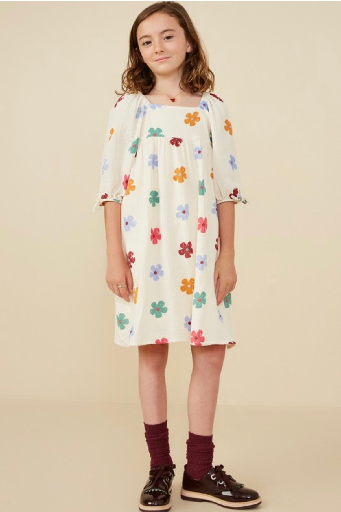 Flower Gauze Dress