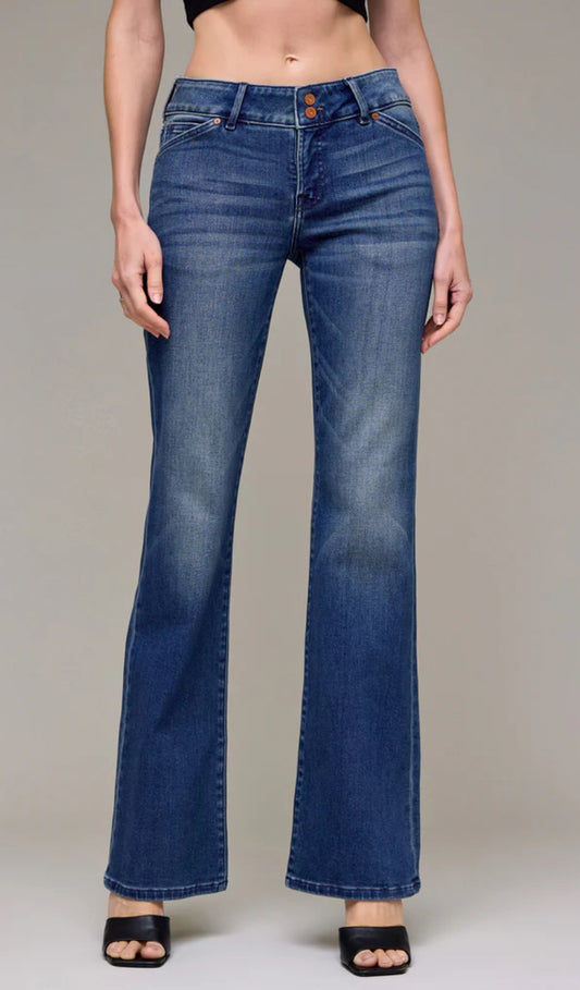 Low Rise Ryan Bootcut-Darkwash