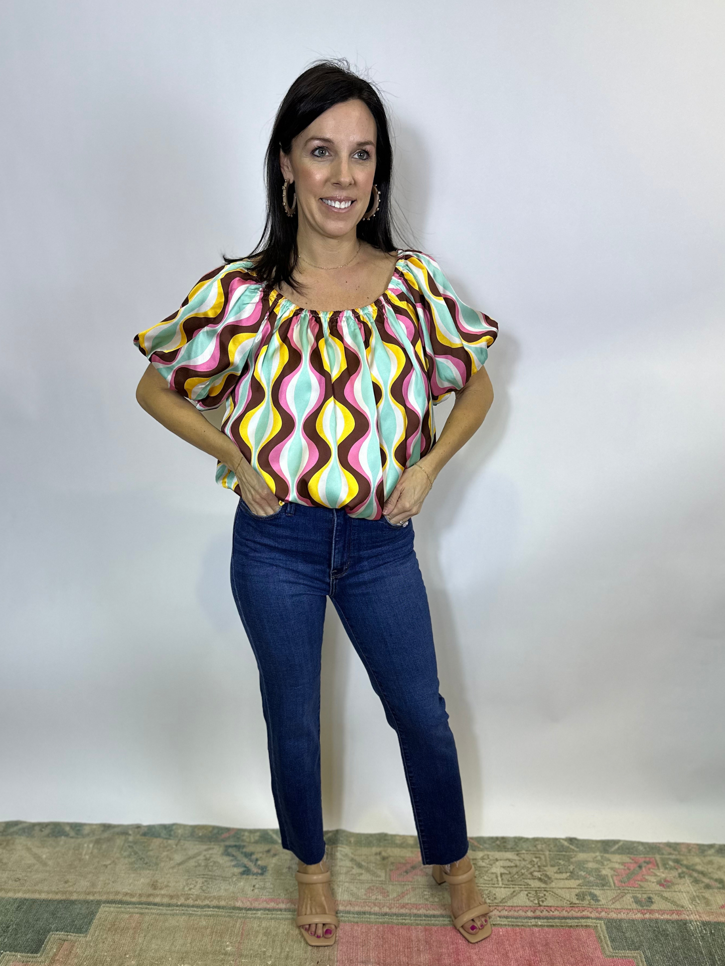 Neapo Ribbon Balloon Top