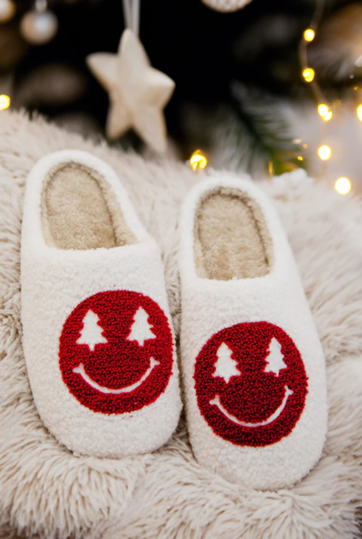 Smiley Face Slippers