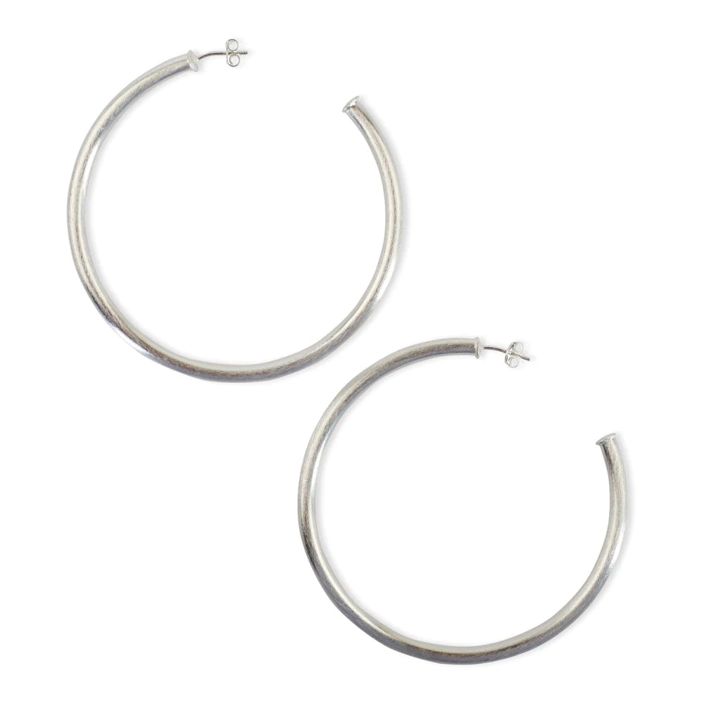 Sheila Fajl Everybody's Favorite Hoop in Silver