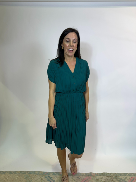 Mini Pleat Dress