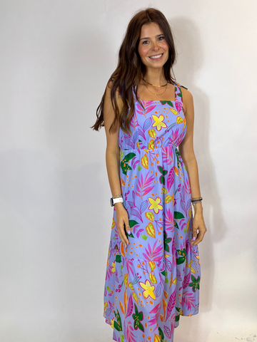 Floral Leaves Maxi