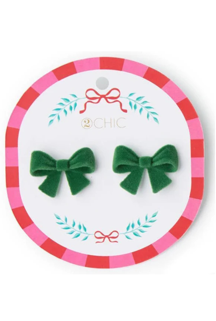 Velvet Bow Earrings