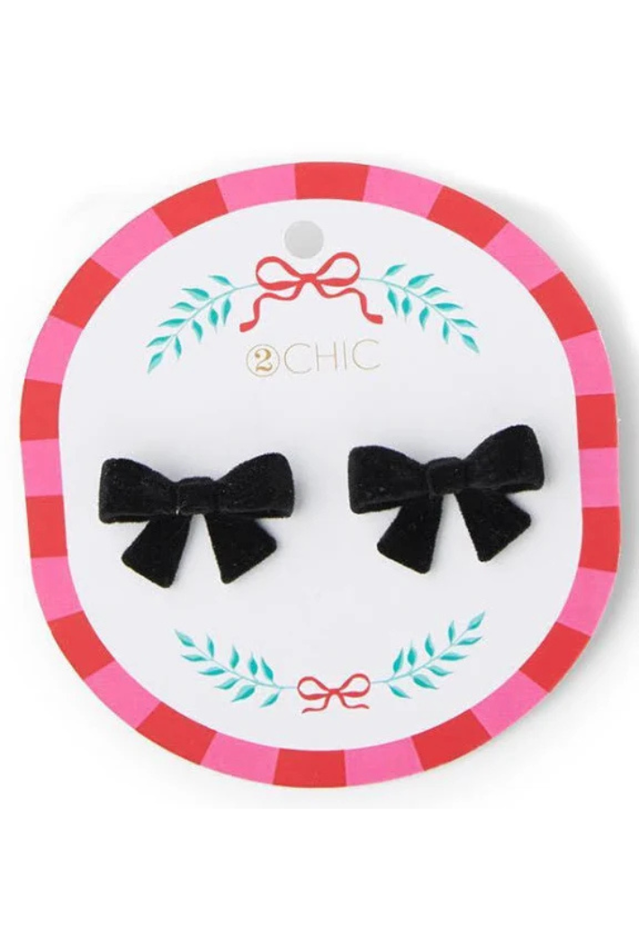 Velvet Bow Earrings