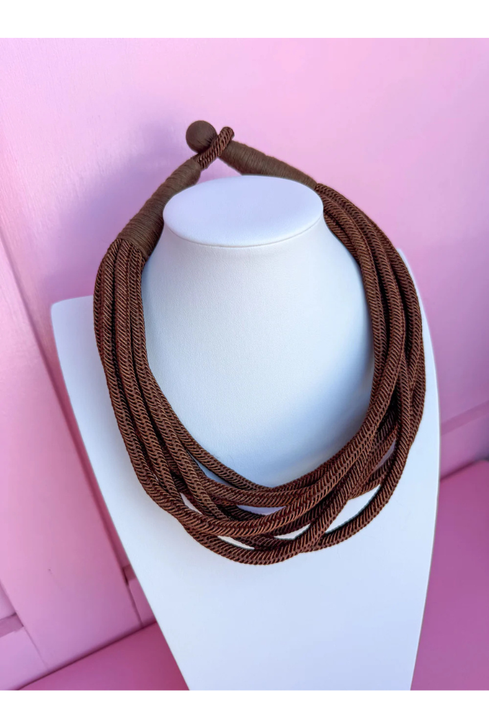 Slub 8-Strand Necklace
