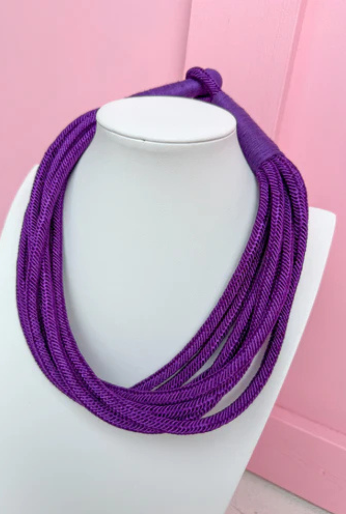 Slub 8-Strand Necklace