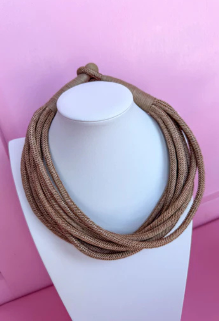 Slub 8-Strand Necklace