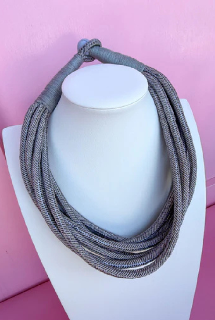 Slub 8-Strand Necklace