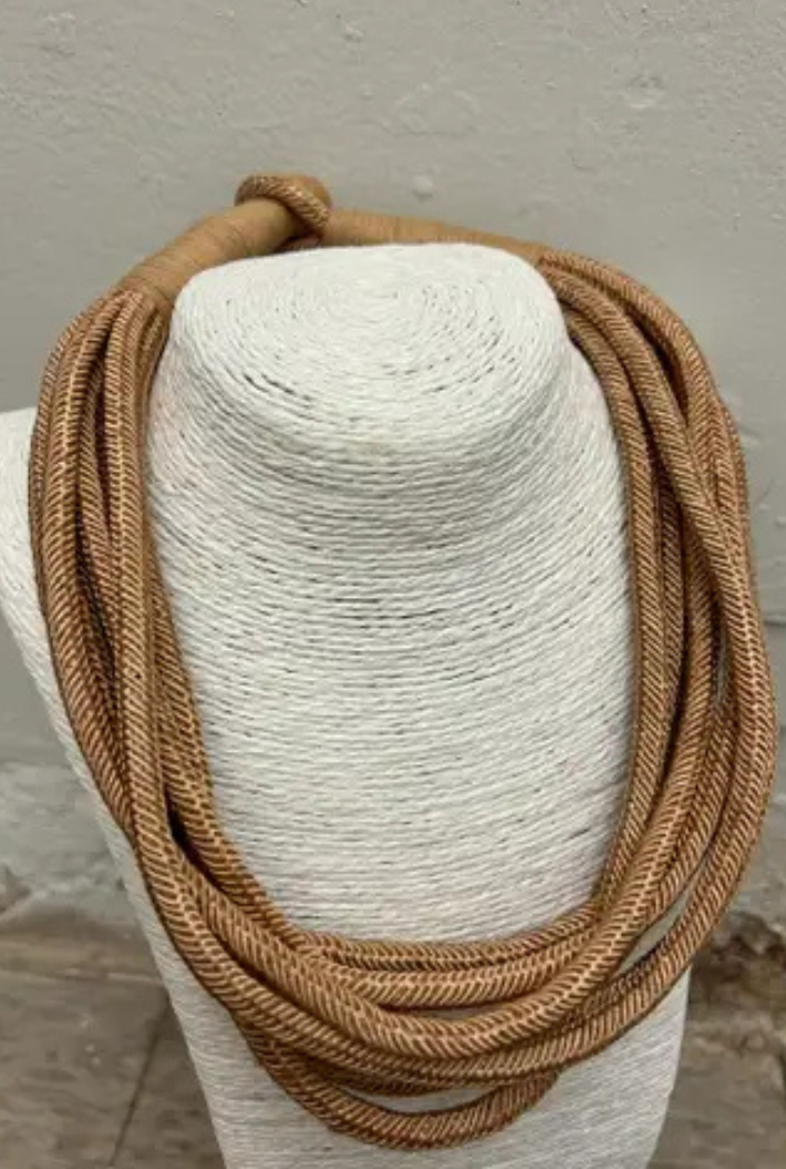 Slub 8-Strand Necklace