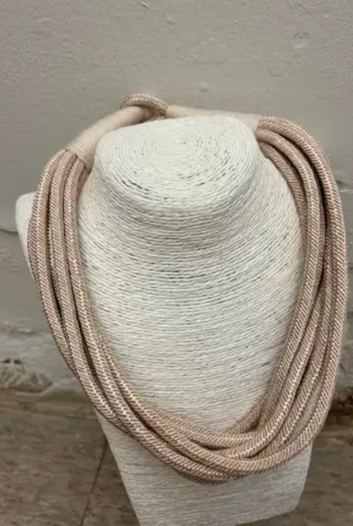 Slub 8-Strand Necklace