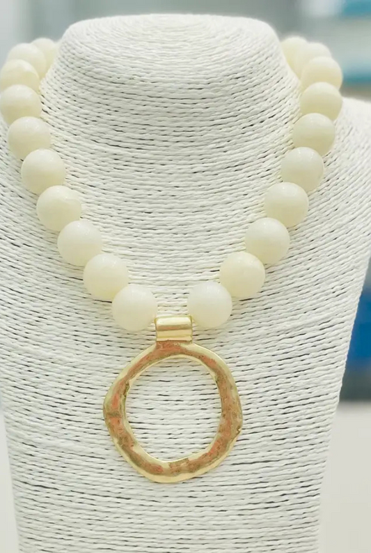 Big Ball Necklace w/ Pendant