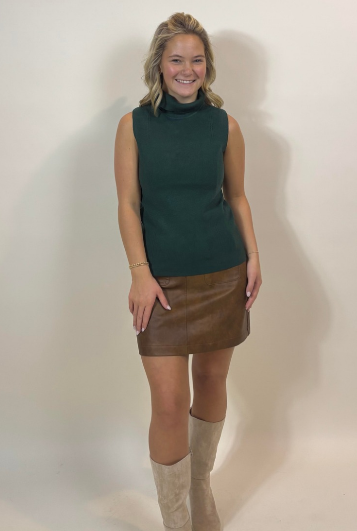 Sleeveless Sky Sweater