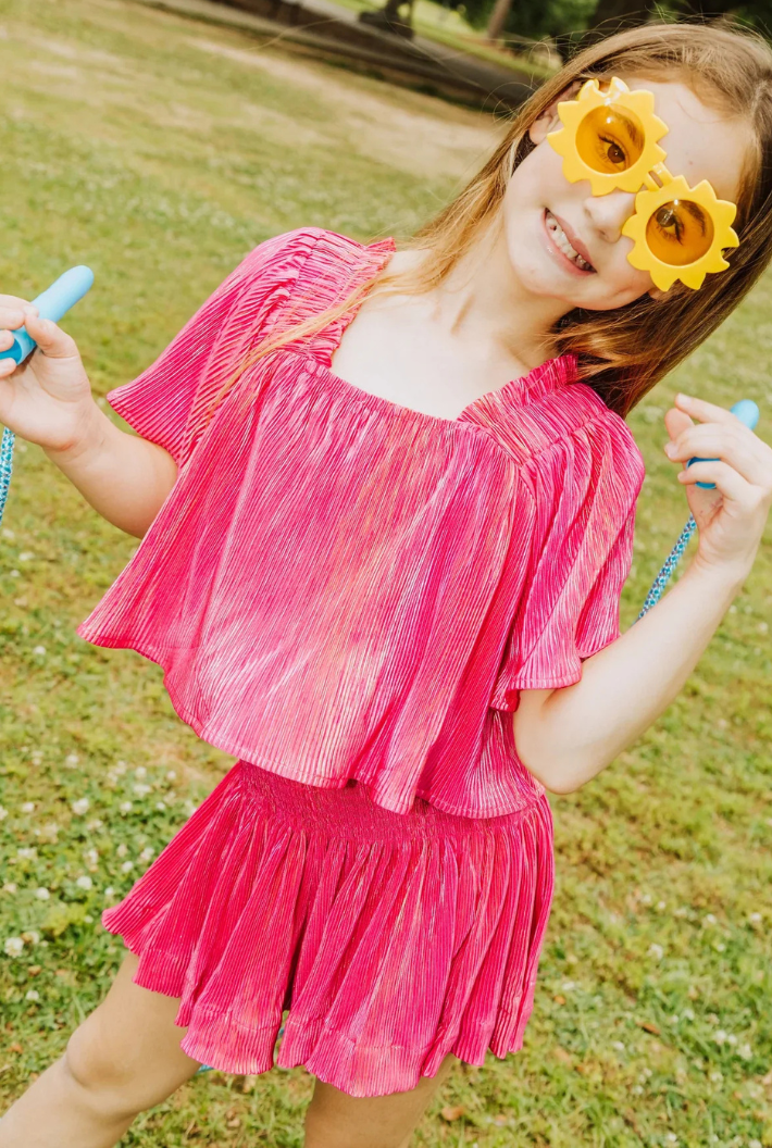Hot Pink Swing Shorts