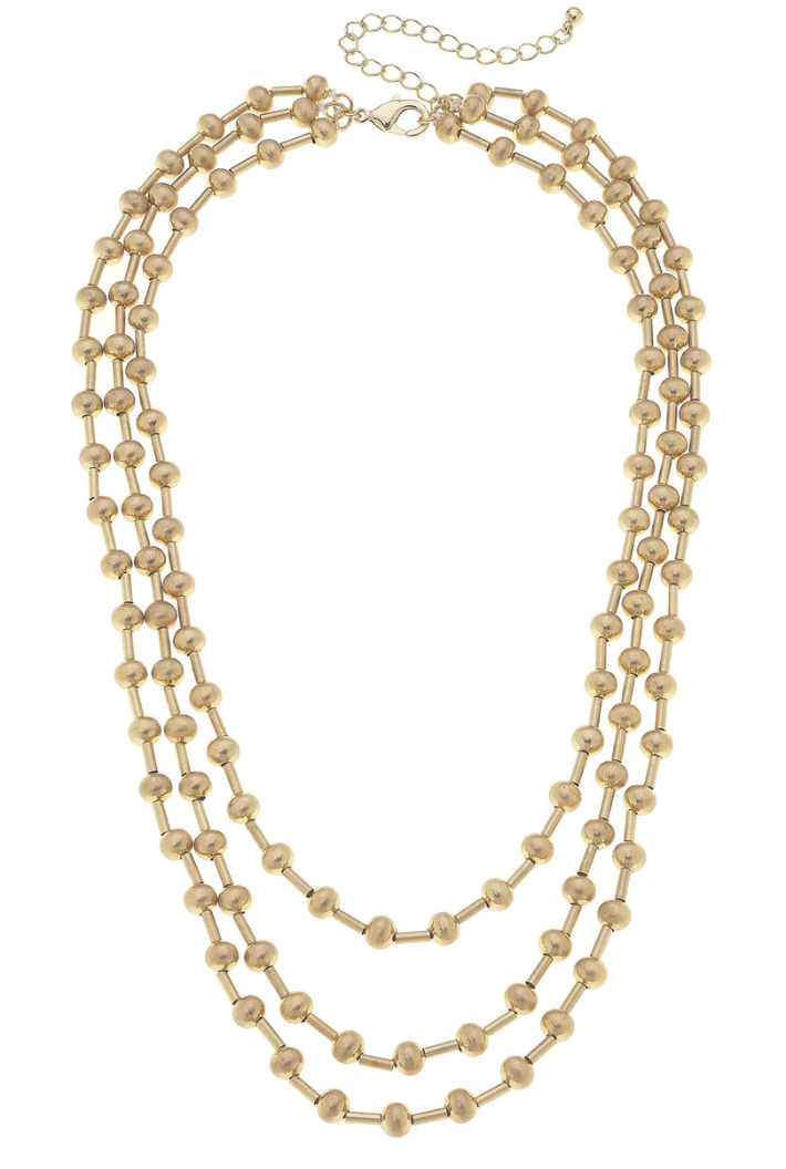 Talyah Ball Bead Layered Necklace
