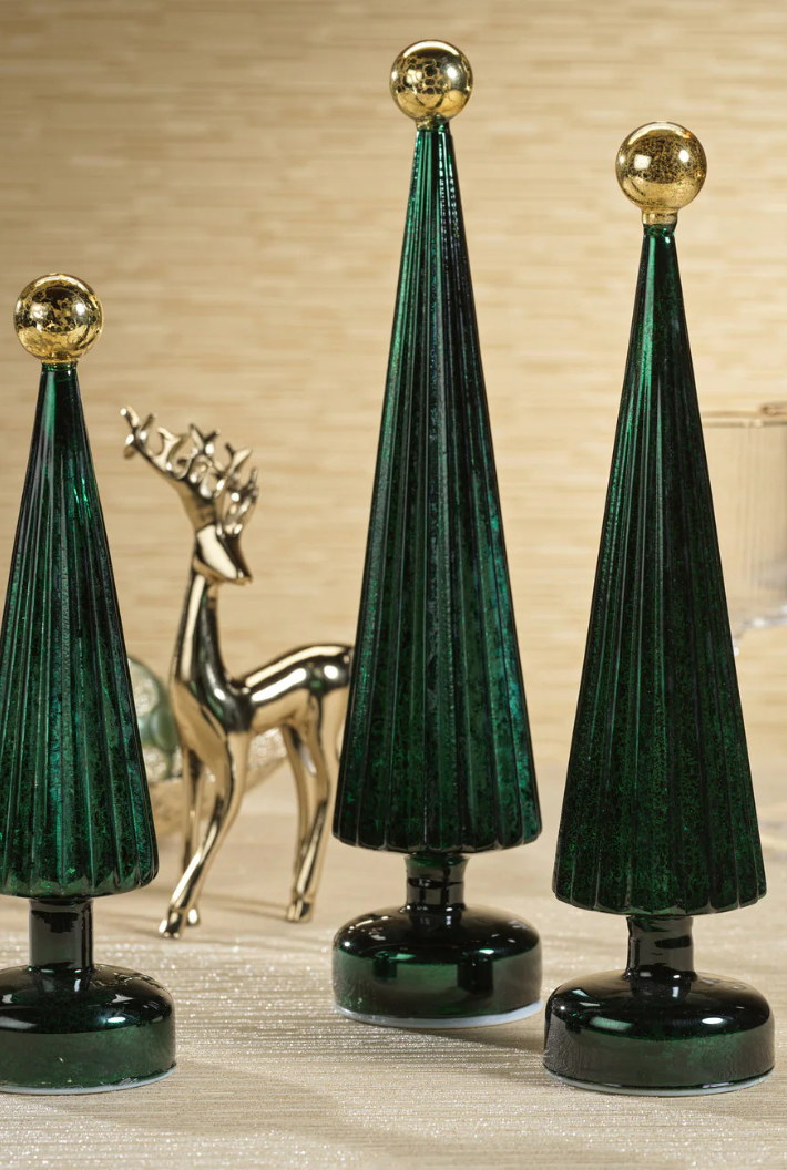 Globe Finial LED Tree