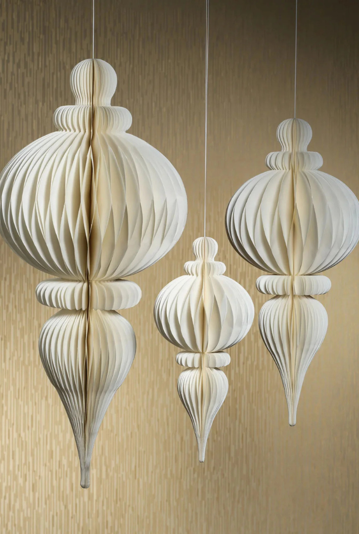 Wish Paper Deco Finial Pendant