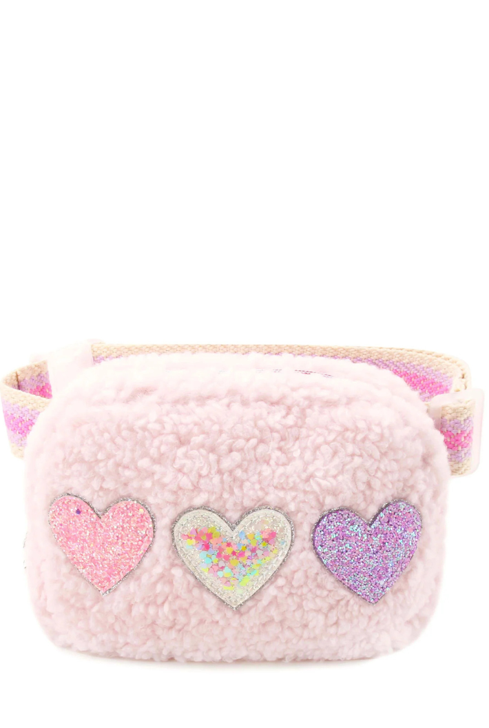 Heart Teddy Plush Fanny Pack