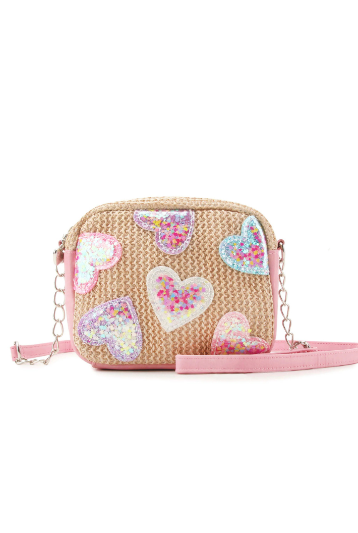 Heart Straw Crossbody