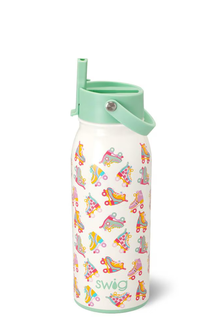 Roller Pink Flip + Sip Bottle