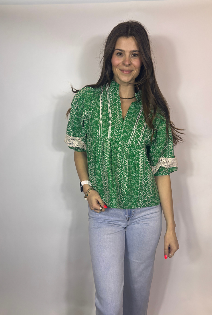 Green Bird Top