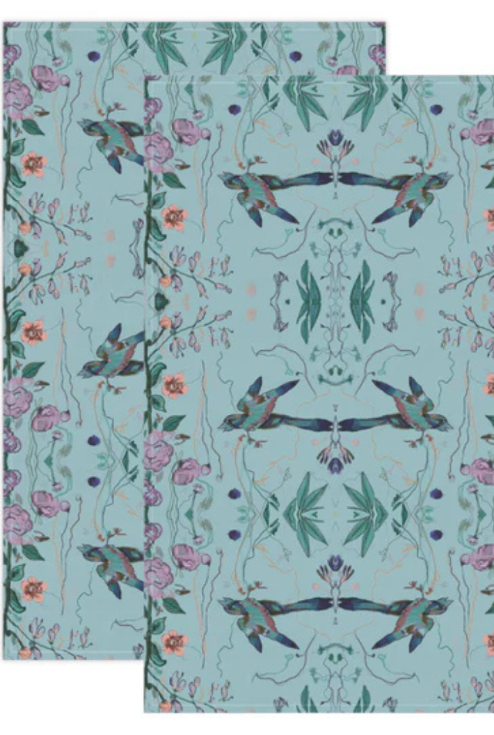 Birds of A Feather Tea Towel