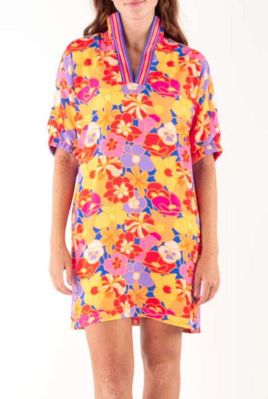 Poppy Dress in Floral Fusion