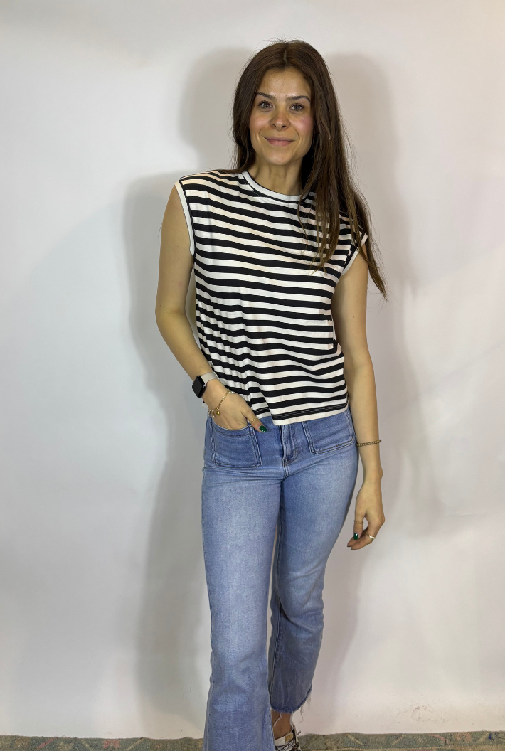 Stripe It Down Top