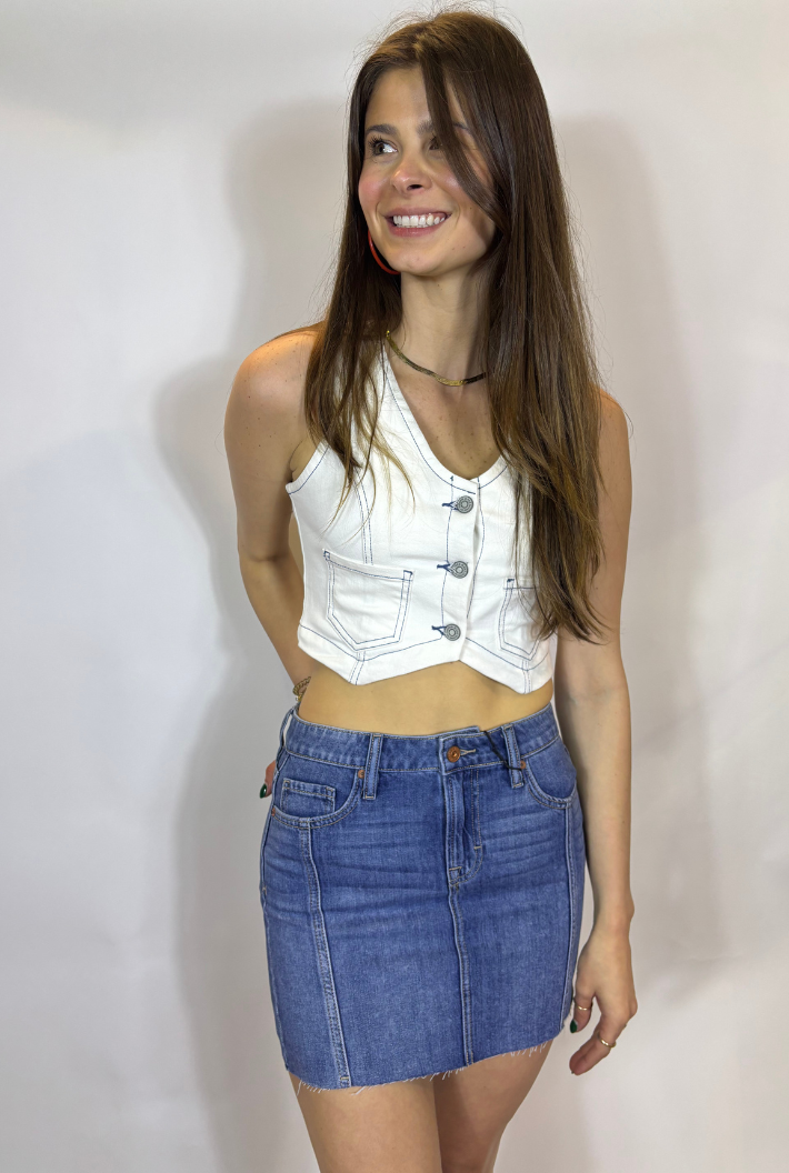 High Rise Micro Skirt