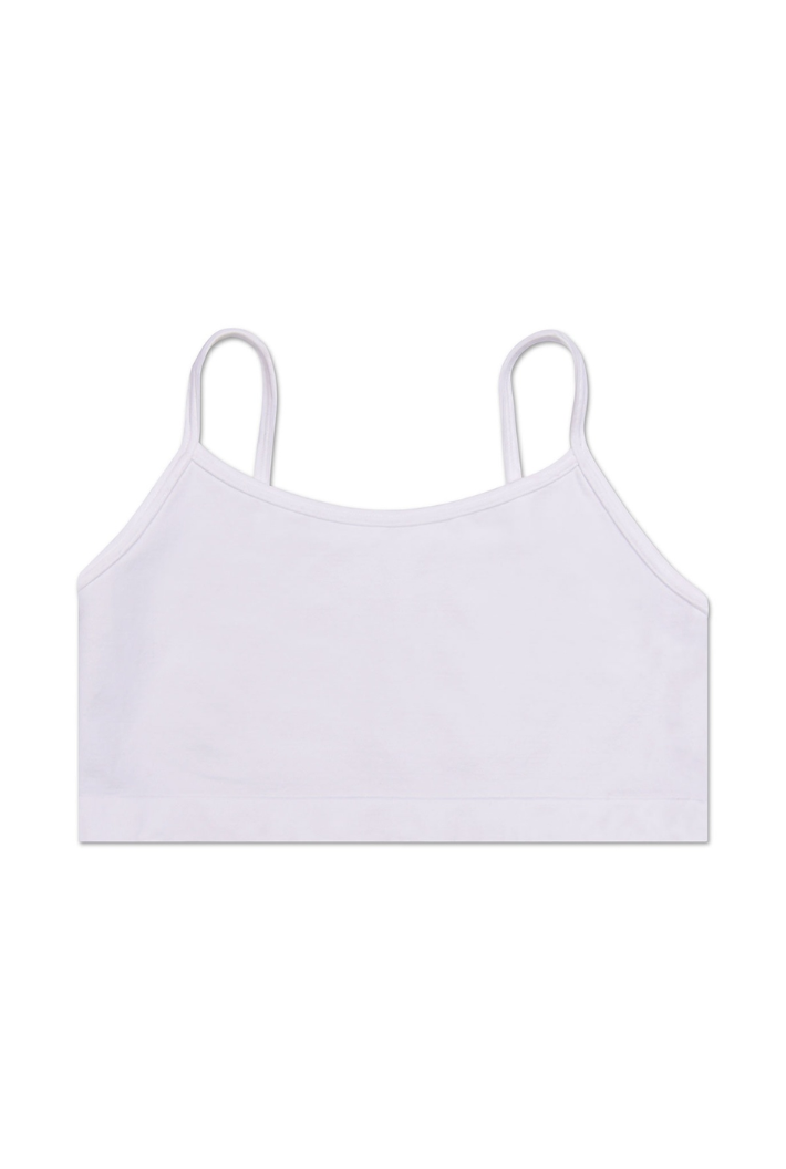 Girls White Bralette