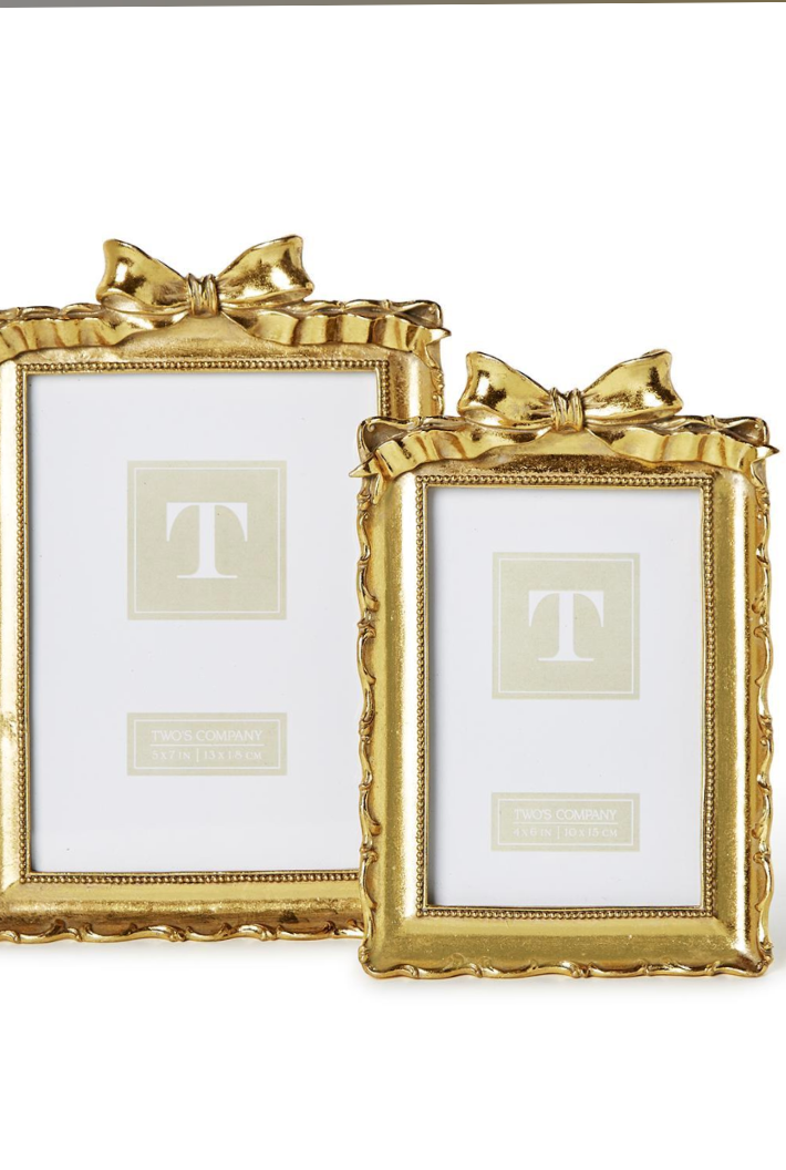 Gold Frame W/ Accent Bow