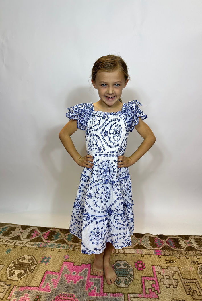 Pretty Blue Girl Dress