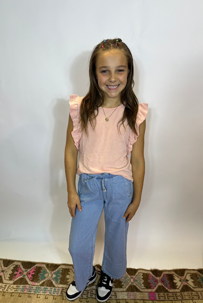 Blue Jean Bow Pant
