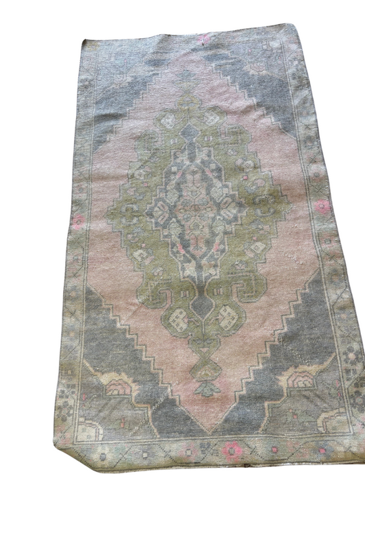 Turkish Rug 4x6 Blue