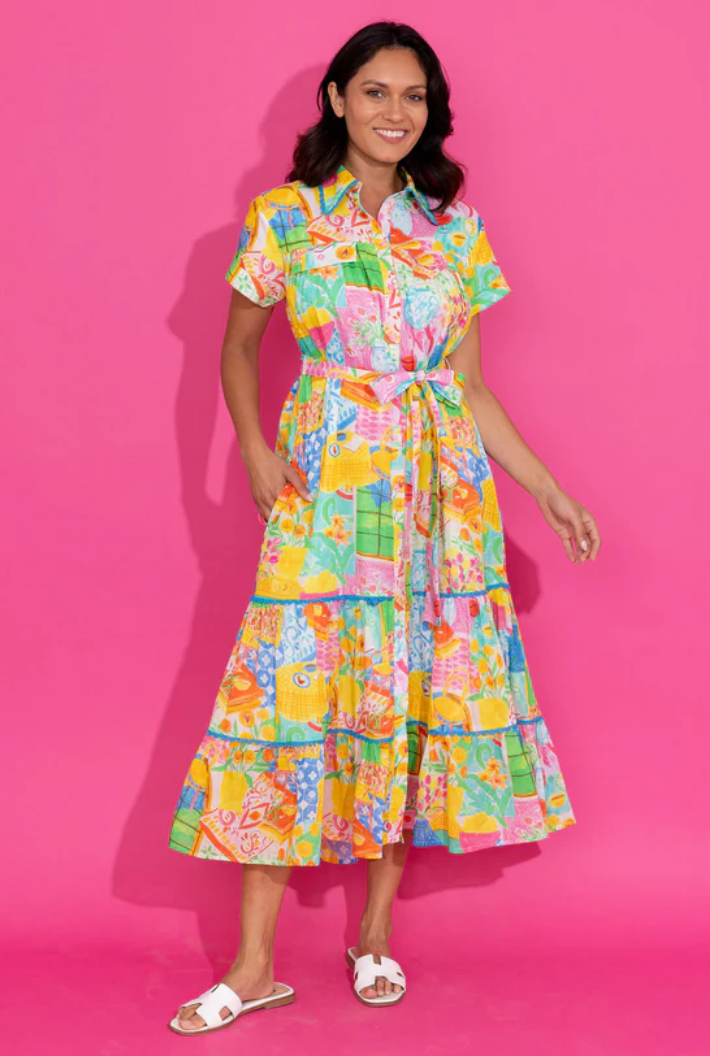 Rachel Dress- Van Gogh