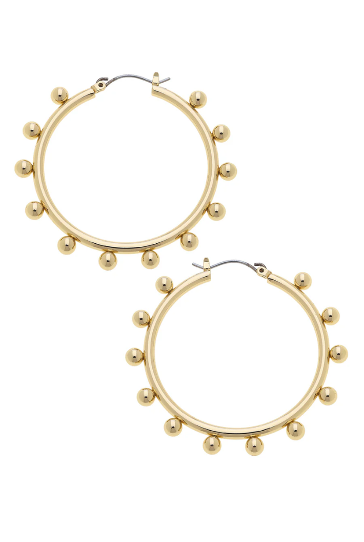 Katie Ball Bead Hoops