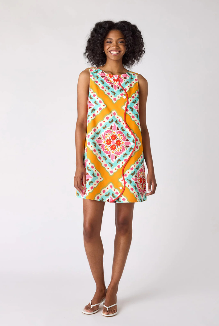 Zaire Dress-Tiles