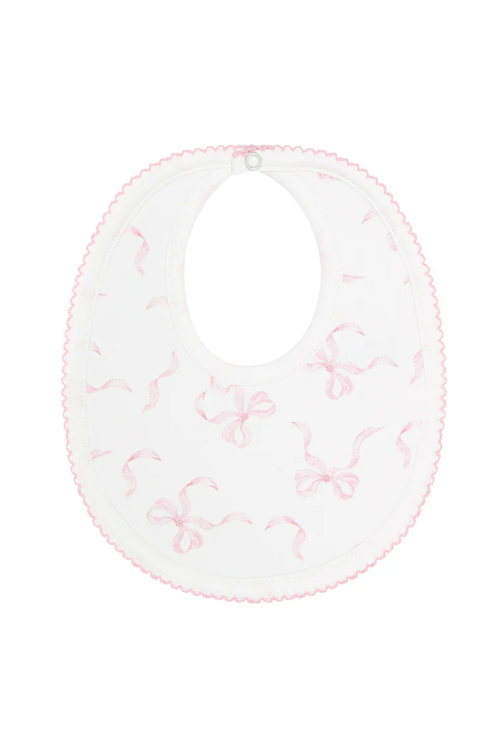 Charming Bow Print Bib