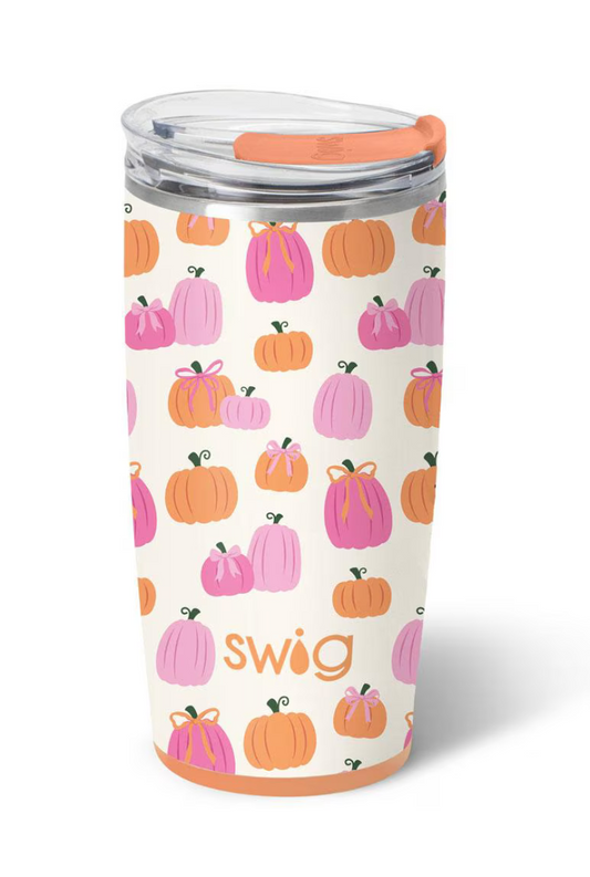 Pumpkin and Bows Tumbler